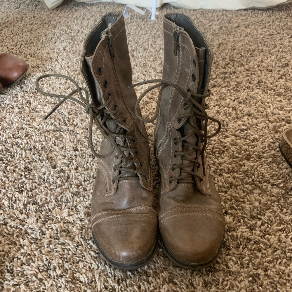 Steve Madden combat boots
